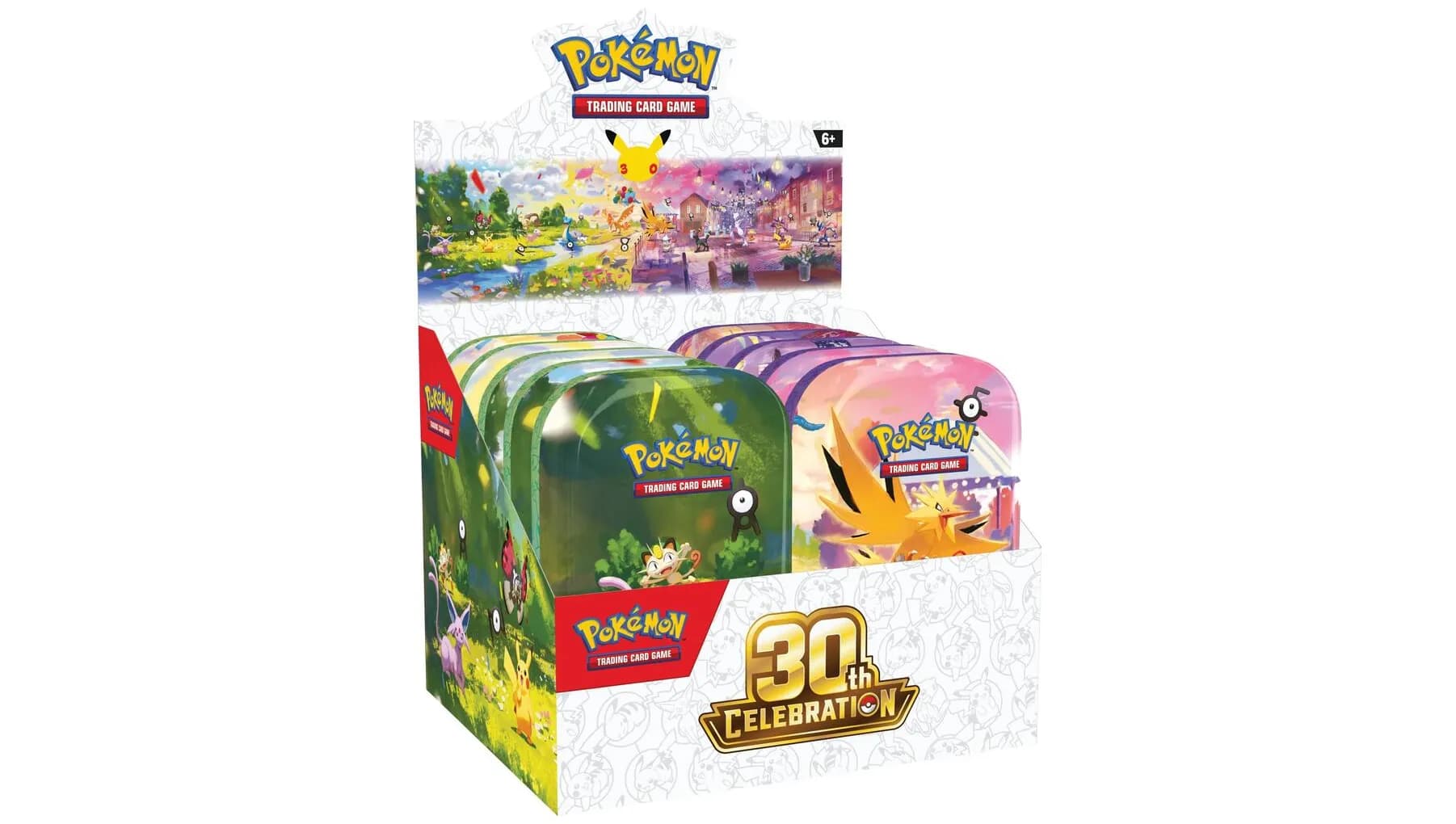 30th Celebration Mini Tin Display