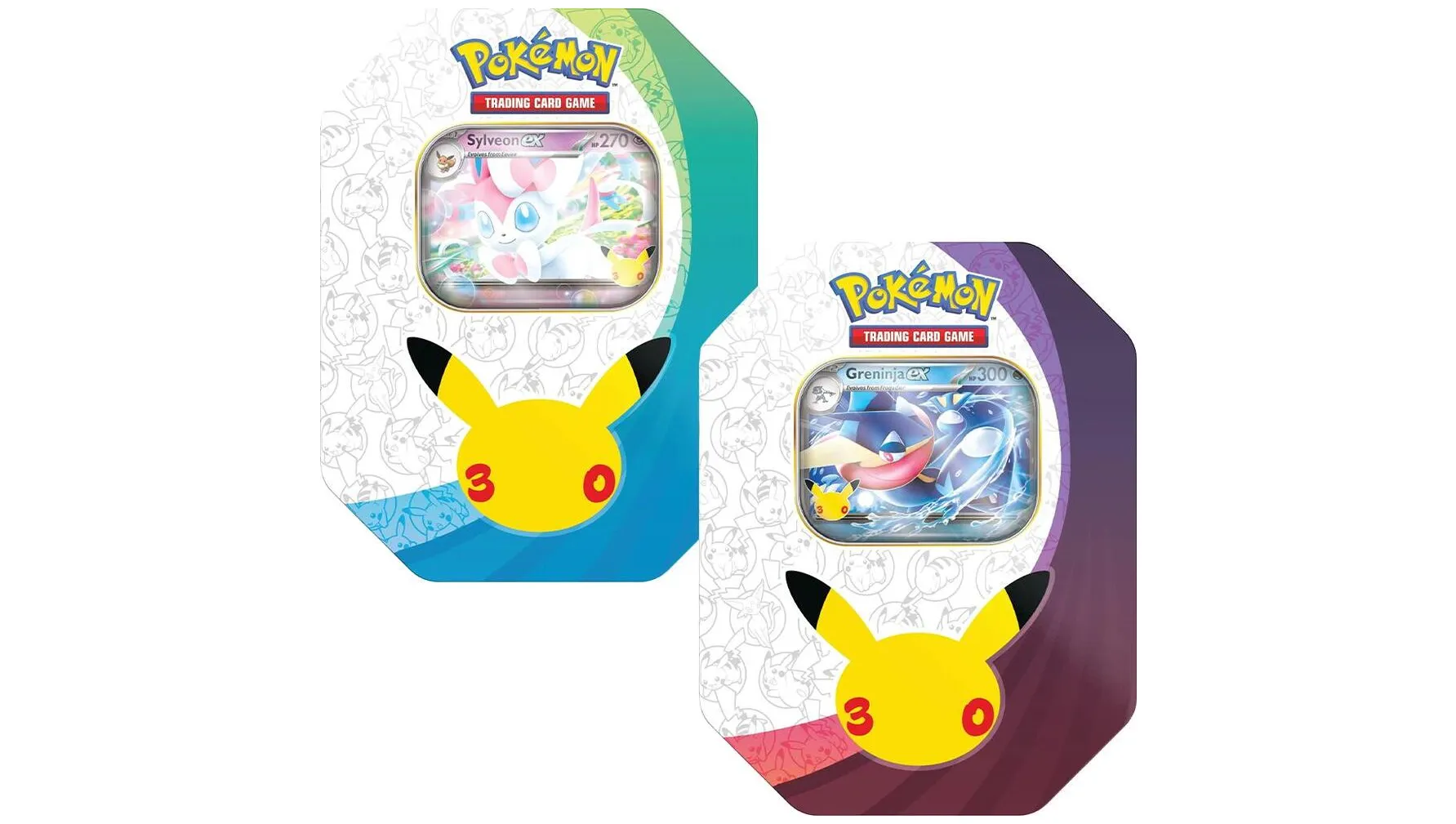 30th Celebration ex Tin Set of 2
