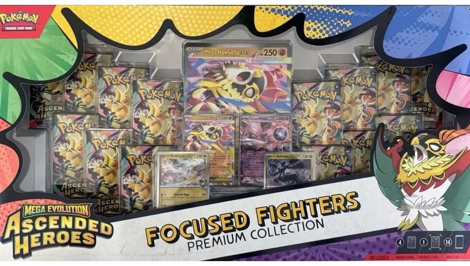 Ascended Heroes Focused Fighters Premium Collection (Sam's Club)