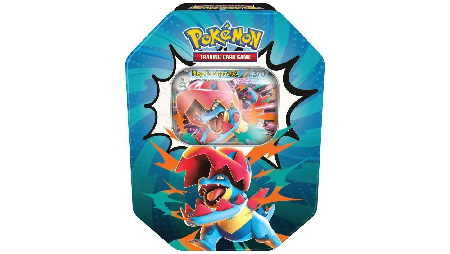 Ascended Heroes Tin Mega Feraligatr ex