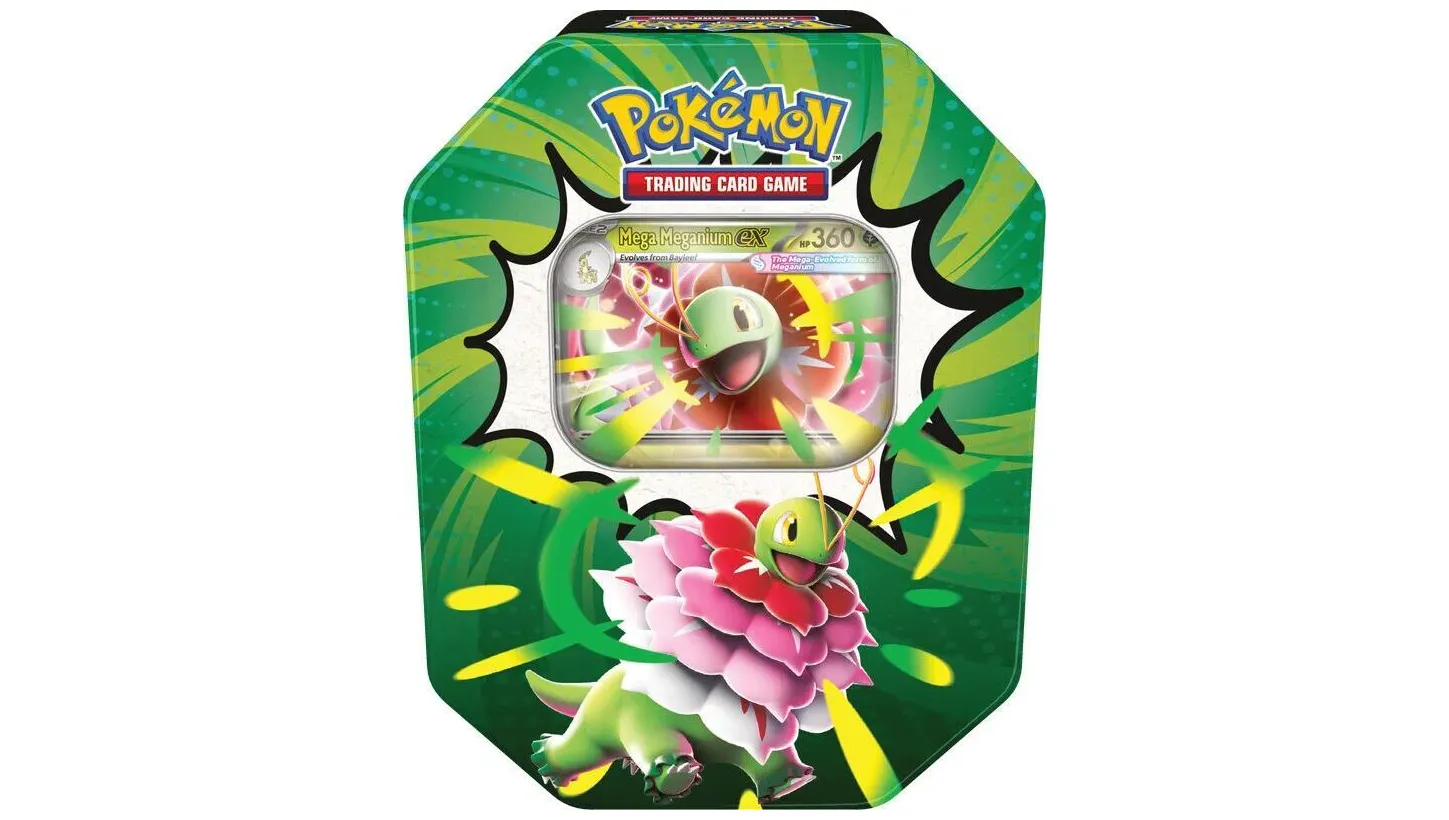 Ascended Heroes Tin Mega Meganium ex