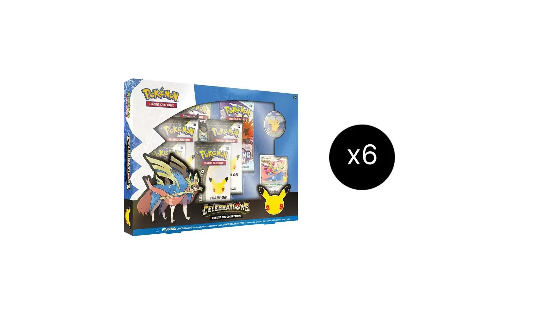 Celebrations Deluxe Pin Collection Case Zacian LV. X