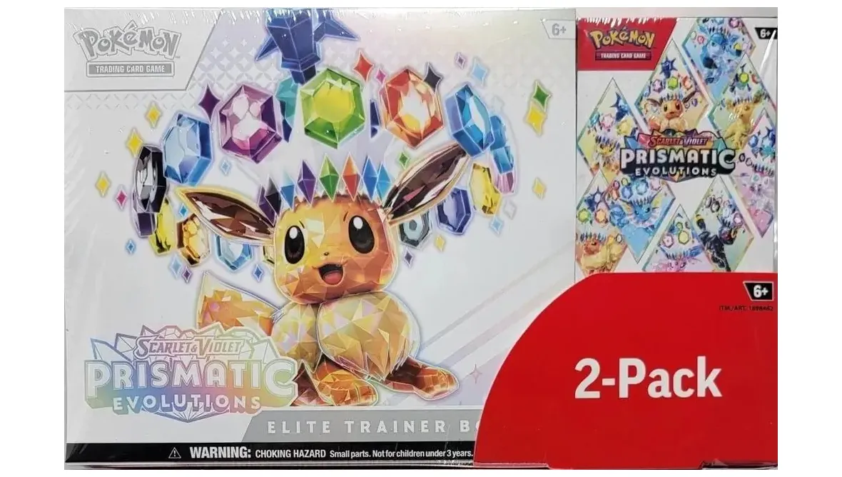 Costco Pokemon Prismatic Evolutions 2-Pack Trainer Box and Booster Bundle