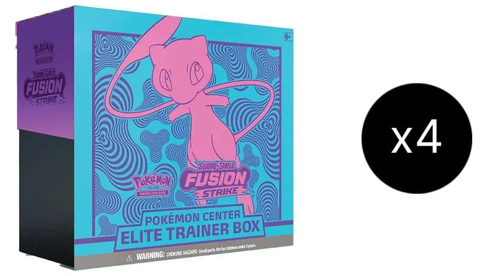 Fusion Strike Pokemon Center Elite Trainer Box Case (Exclusive)