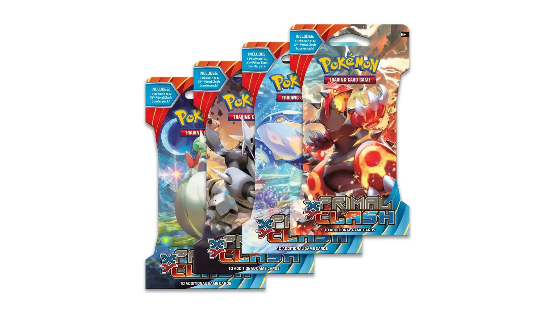 Primal Clash Sleeved Booster Pack Art Bundle Set of 4