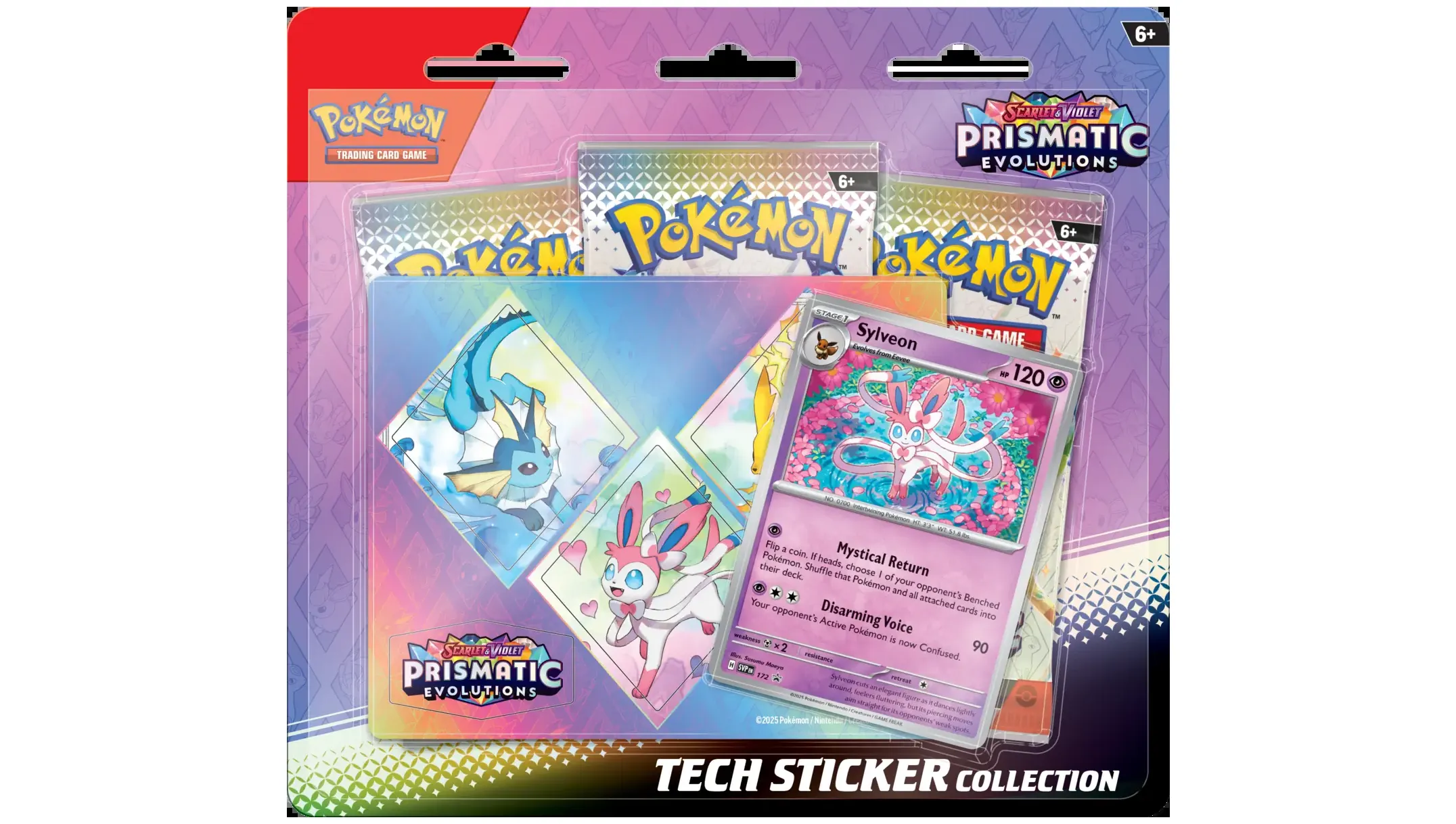 Prismatic Evolutions Tech Sticker Collection Sylveon