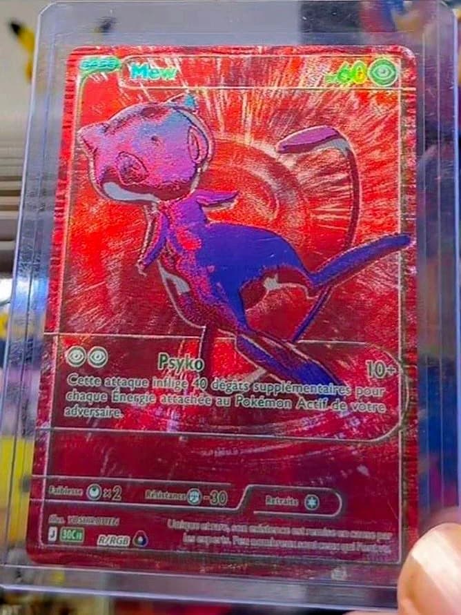 RGB Mew Secret Rares Are Already Being Pulled from 30th Celebration — Months Before Any Official Reveal