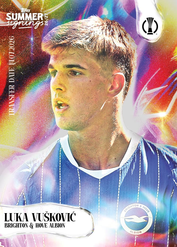 Topps Announces 2026-27 Summer Signings UEFA Club Competitions Soccer