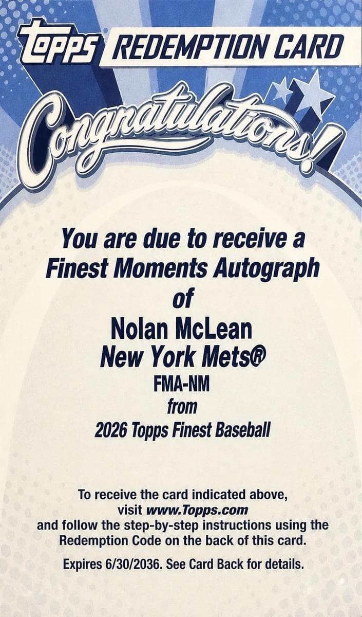 Nolan McLean #FMA-NM