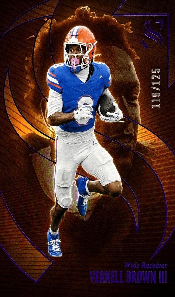 Vernell Brown III #85 Purple