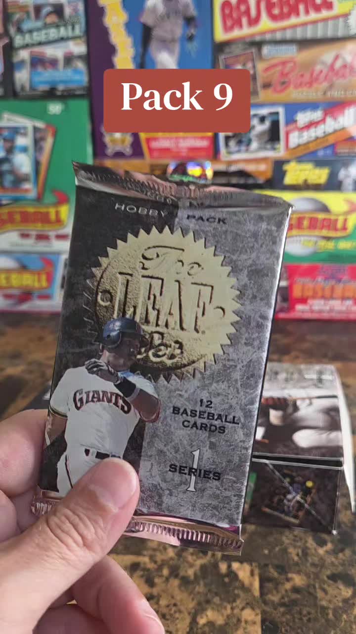 1994, Donruss, Leaf, Baseball, Packopening, Fyp #MLB #baseballcards #thehobby #packopening #fyp