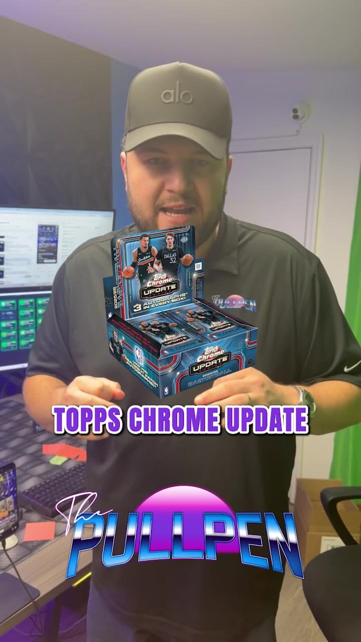 🔥 RIPPING TOPPS CHROME UPDATE, the best product of the year Cards in this release have 4-7 figure upside. Watch us chase it live. 👀