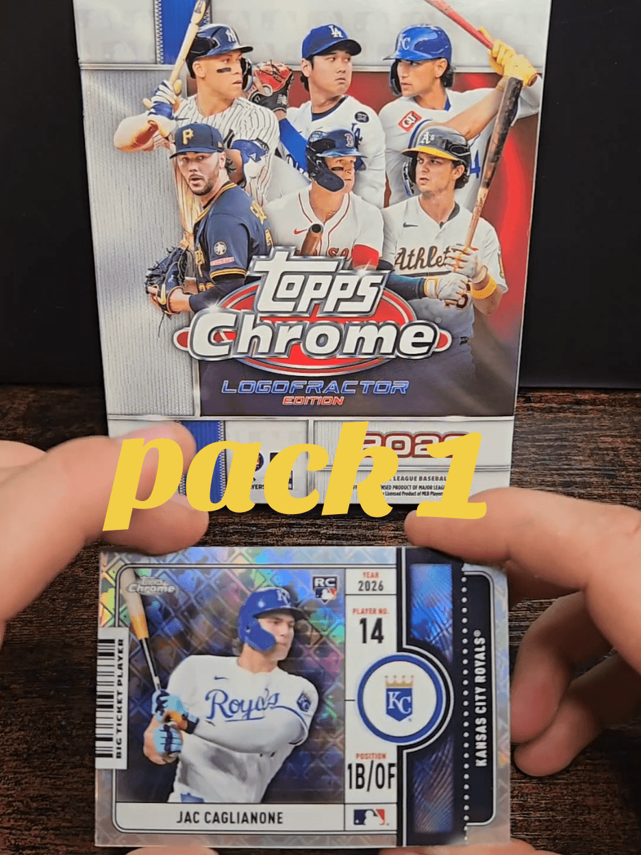 Lets goooo!! Today we are ripping into the brand new TOPPS CHROME LOGOFRACTOR BASEBALL!! Follow along as we rip this box#toppschrome #toppsc