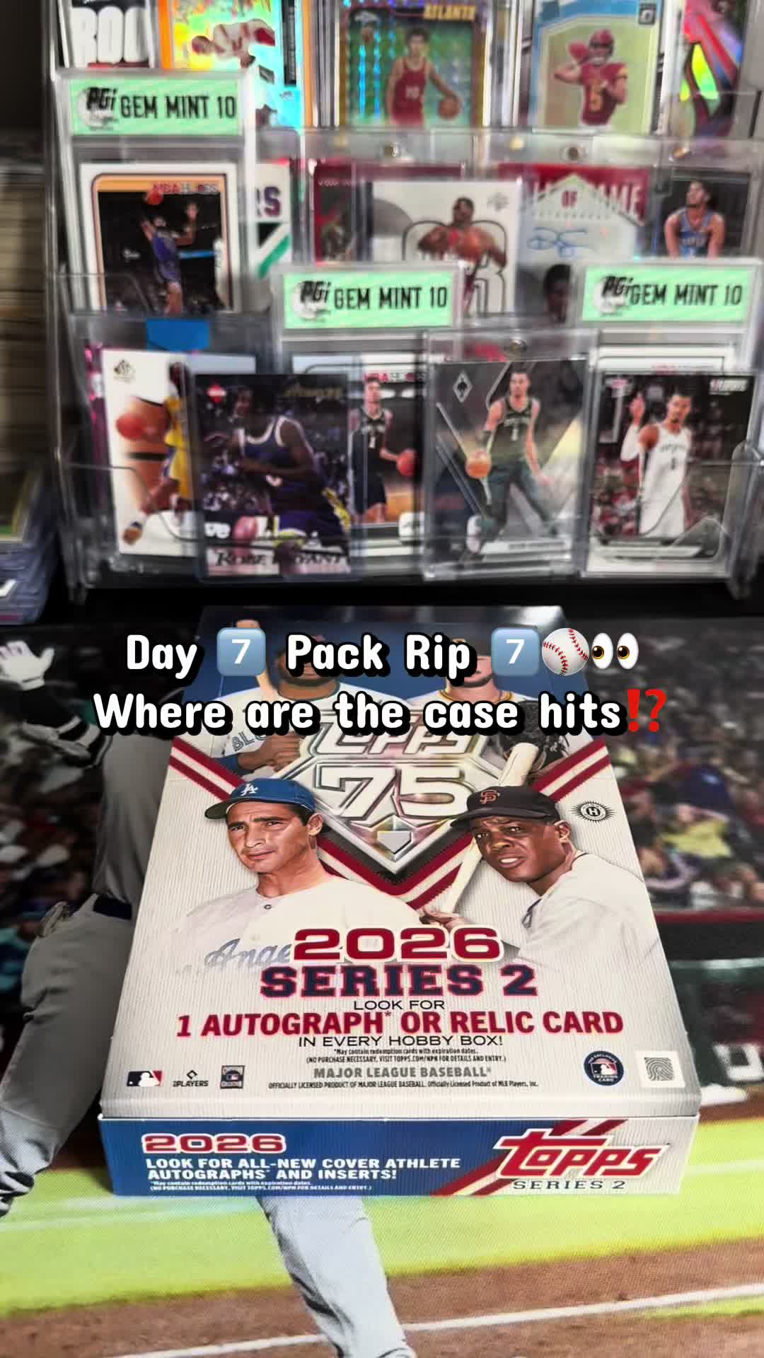 Day ✋✌️ Pack Rip 7️⃣‼️ @MLB @Topps 75th “Series 2” Hobby Box‼️ #topps #mlbcards #301tradingcards #hobbybox #fyp