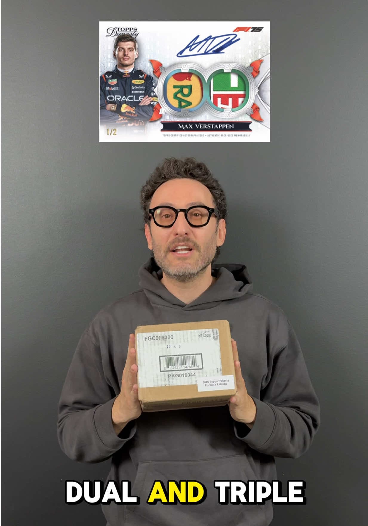 2025 F1 Dynasty is HERE! πποΈ Come hunt some of the BIGGEST F1 cards ever made with us on TikTok. Join Jason as he chases 1/1s, autos, patc