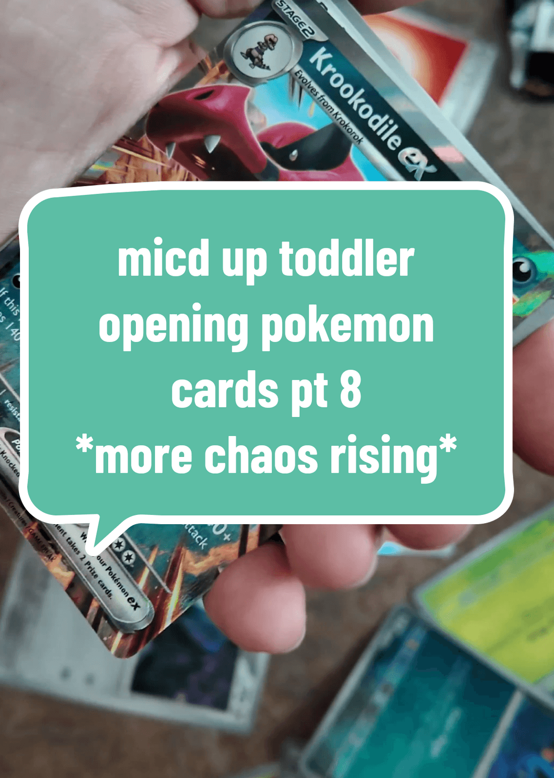 check it OOUUUTTTT! a KWOOTADILEEEE
@Pokémon Company Int’l
#micdup #toddlertok #pokemon #pokemoncards #cardpull