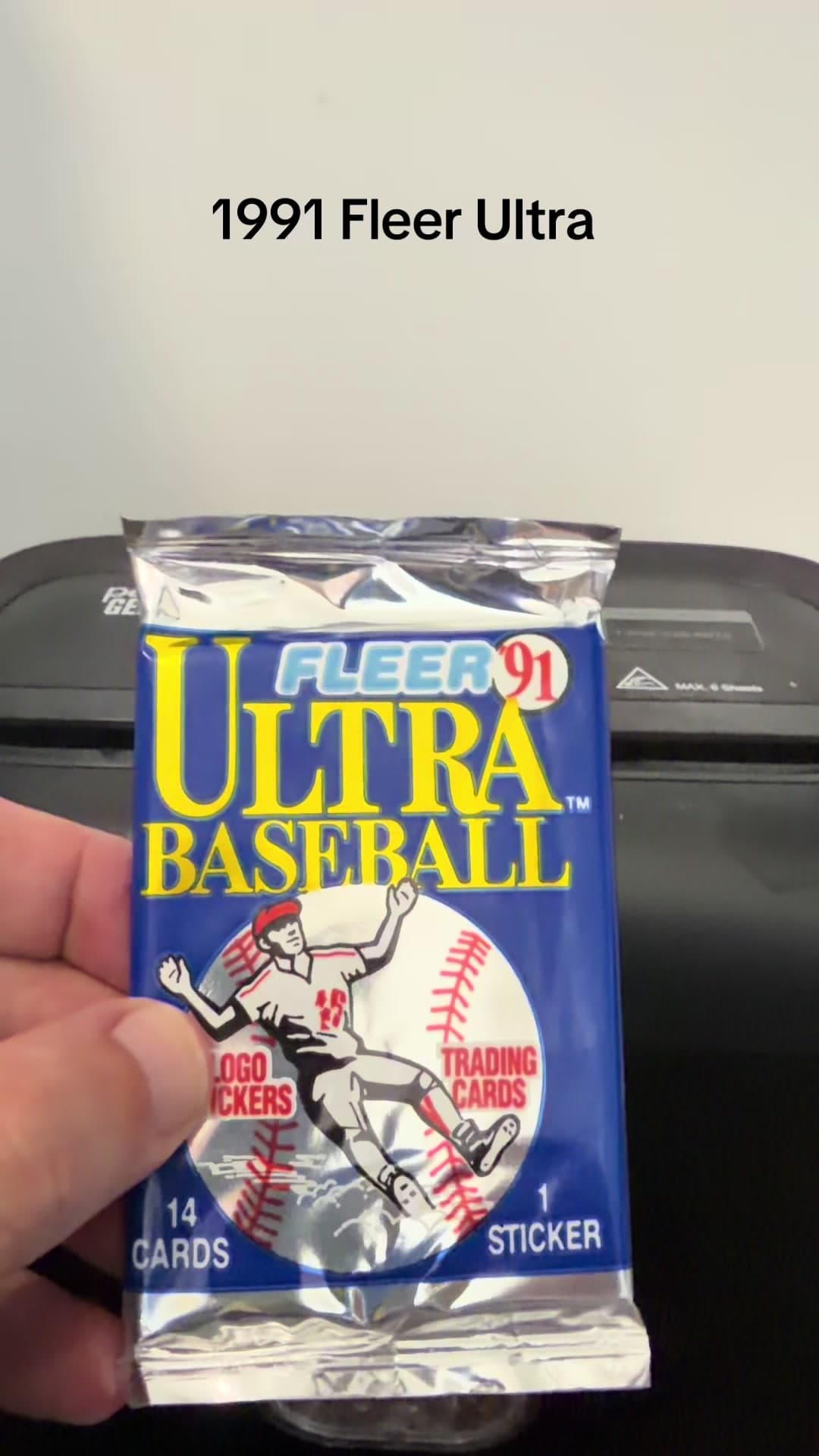 Ripping 1991 Fleer Ultra Baseball Cards #baseballcards #junkwax #fleerultra #cards #1991