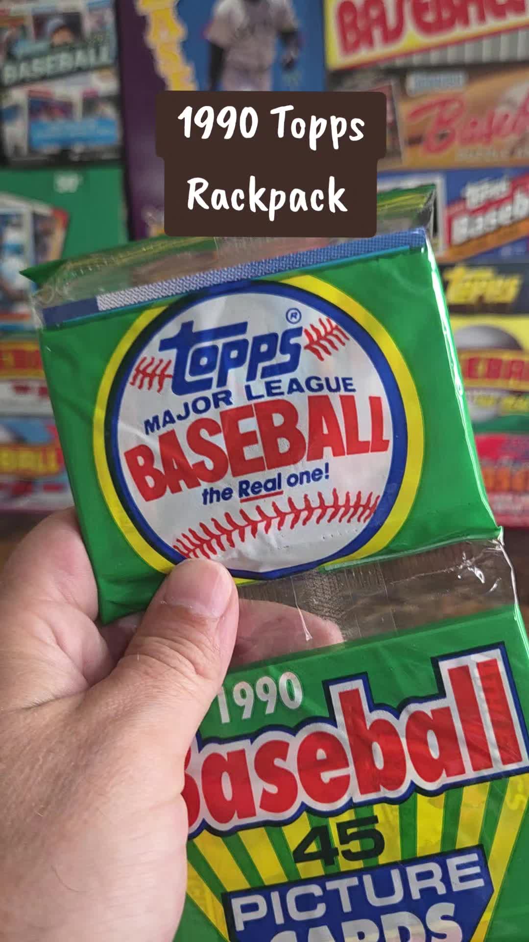 1990, Topps, Baseball, Rackpack, Packopening, Fyp #MLB #baseballcards #thehobby #packopening #fyp