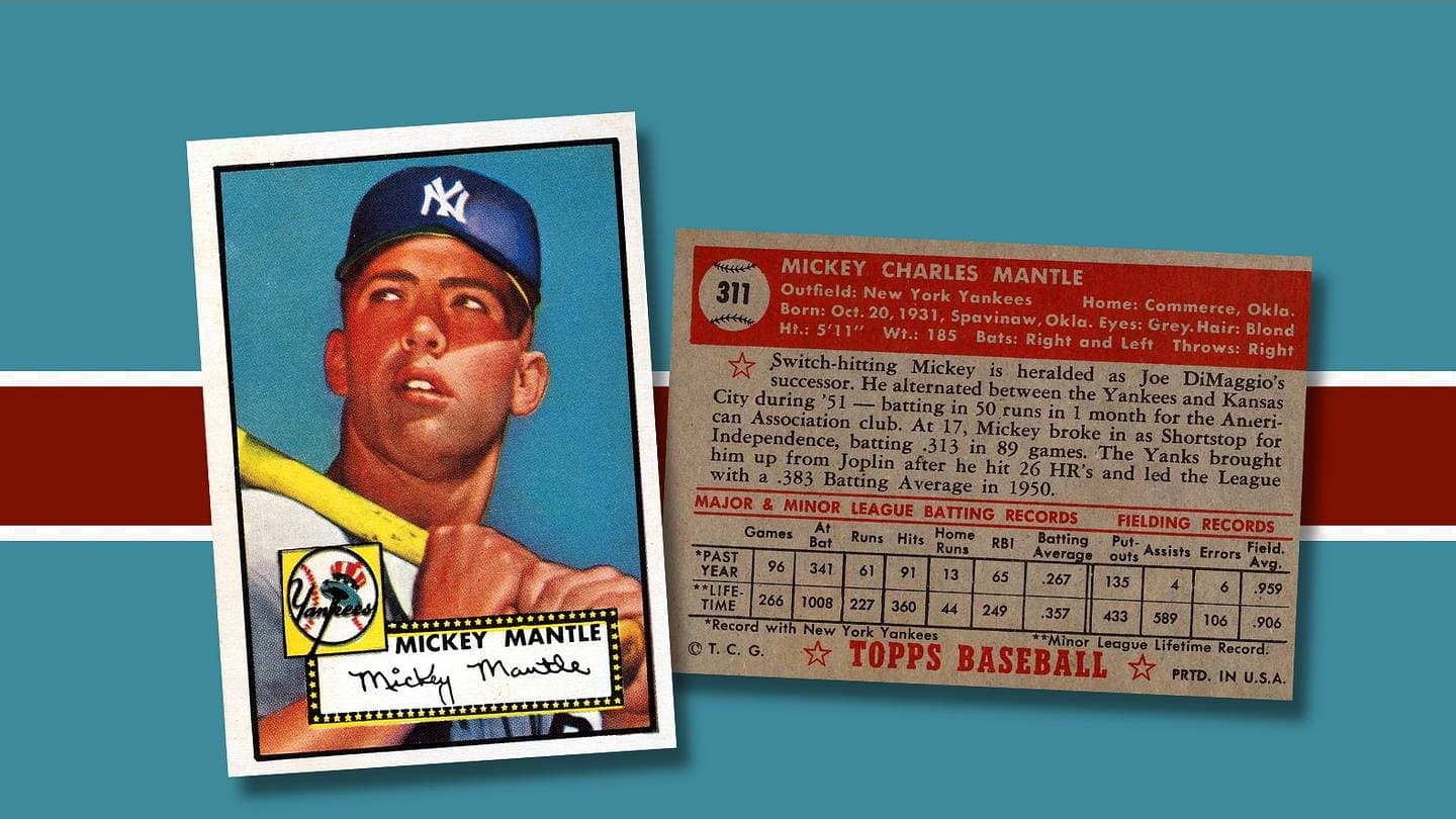Mantle Rights Holders Sue Cardsmiths Over 1952 Topps-Inspired Card