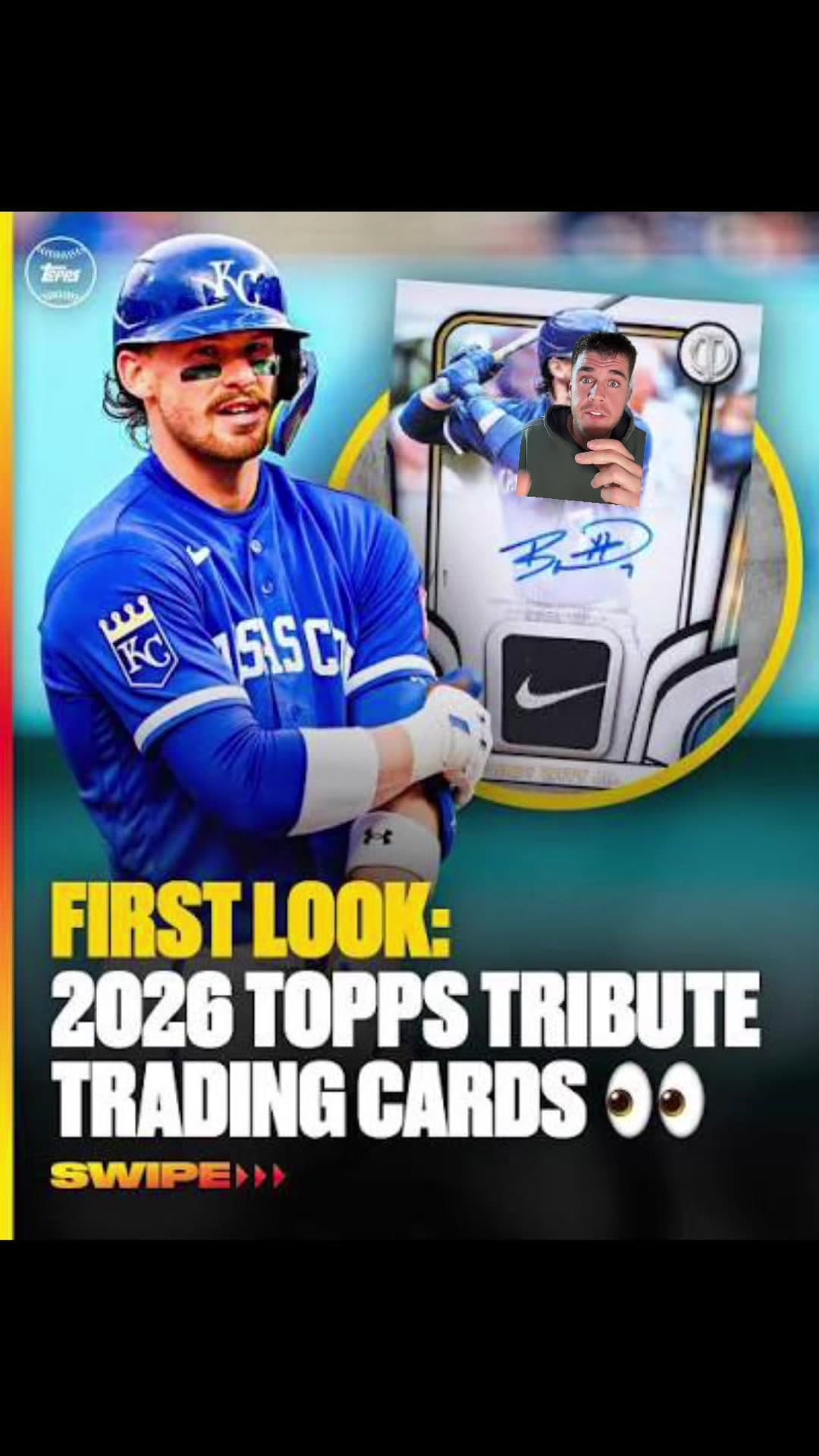 🚨 Tomorrow’s the day! 🚨 2026 Topps Tribute Baseball arrives tomorrow at select Card Stocks locations! ⚾🔥 Check out some of the biggest hits and chases you could be ripping into. 📍 Available at: • Cherry Grove • Cold Spring • Liberty • Hooterville • Blue Ash • West • Mason Which card are you hoping to pull? 👀👇 #ToppsTribute #Topps #BaseballCards #CardStocksOhio #greenscreen