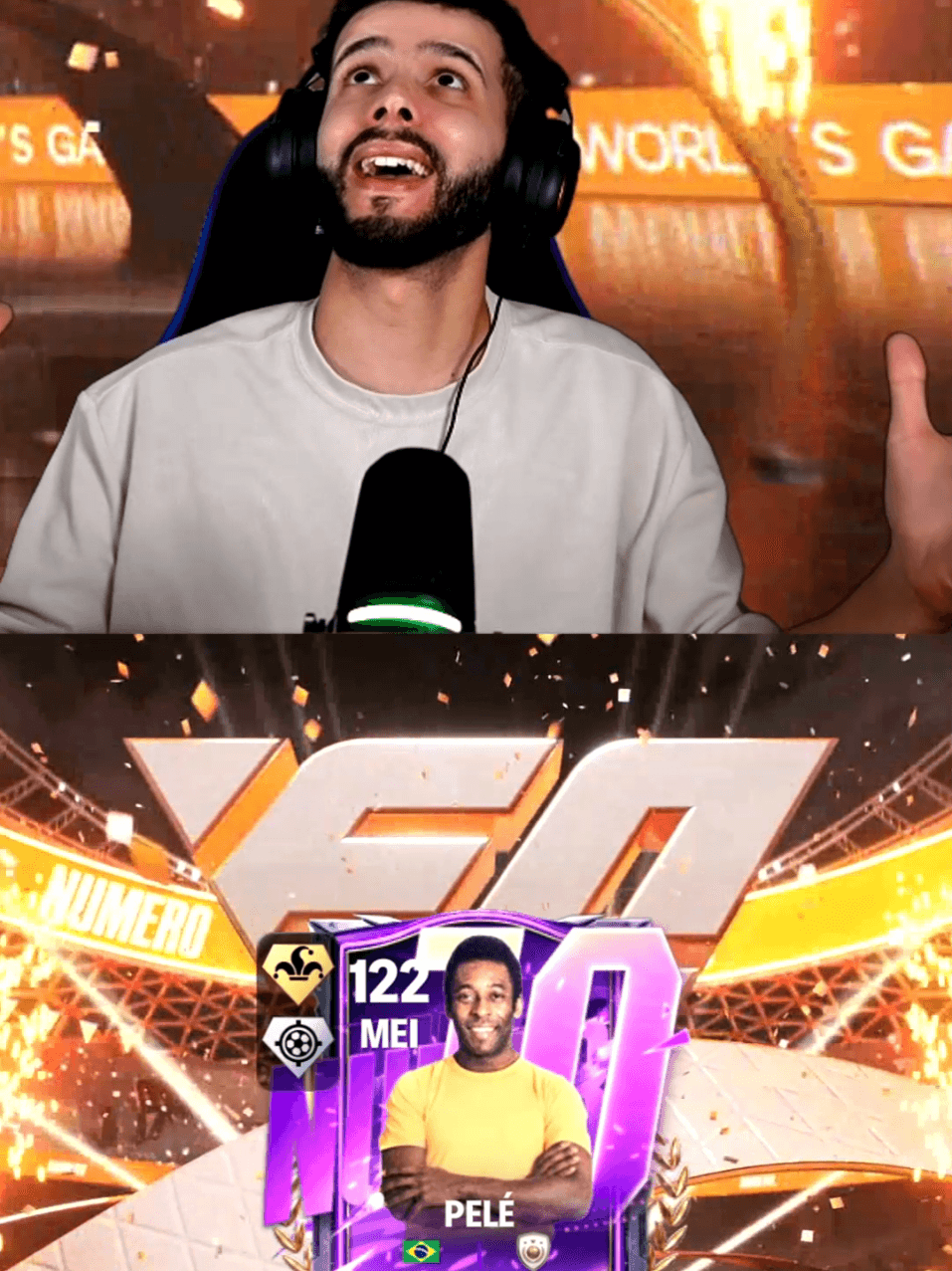 O Rei do FUTEBOL!! #fcmobile #rafaotv #packopening #edit #mobile