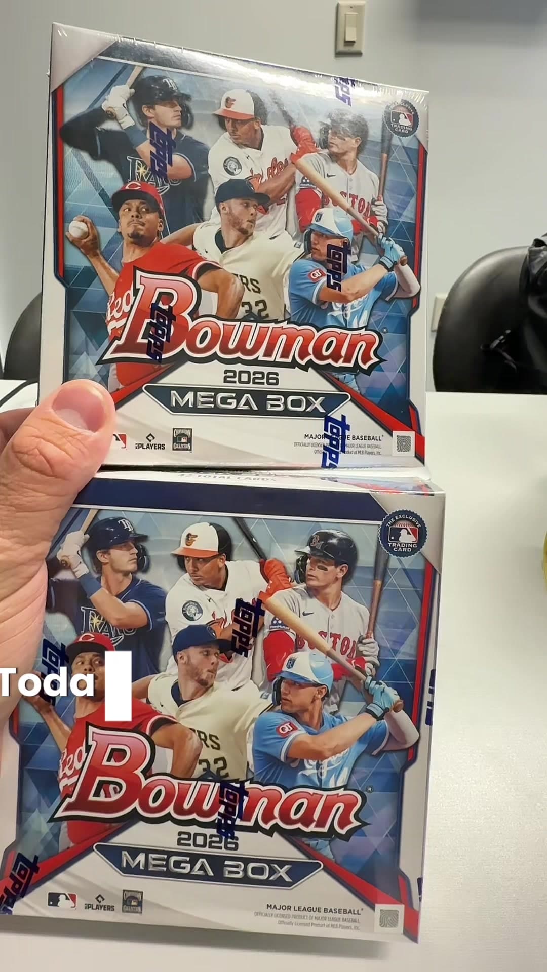 Release day for Bowman Mega boxes! #sportscards #gemmint #cardcollector #bowman #bowmanbaseball