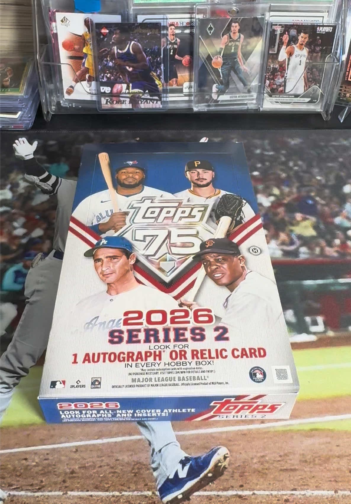 2026 @MLB @Topps Series 2 Hobby Box Rip‼️⚾️👀 #301tradingcards #hobbybox #sportscards #mlbcards #fyp @Fanatics