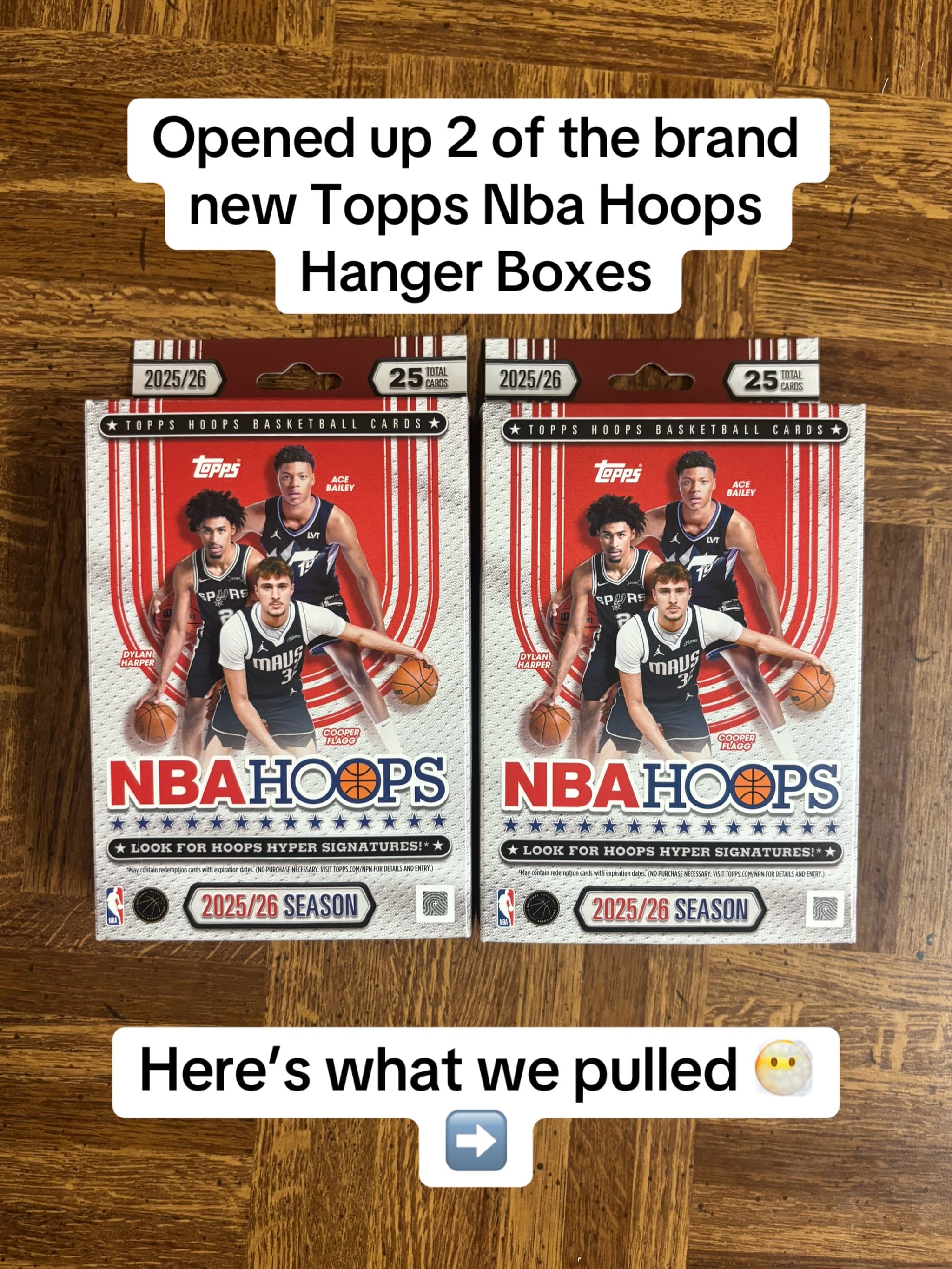 Opened up 2 of the brand new Topps Nba Hoops Hanger Boxes🔥What have you pulled from these? #sportscards #basketballcards #nbahoops #topps