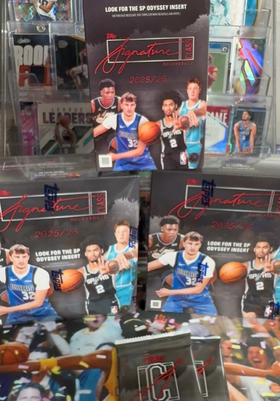 Big mail delivery day‼️🚚📦 2025-2026 @NBA Signature Class Blaster Box Rip 🏀👀 #301tradingcards #sportscards #cards #basketballcards #fyp