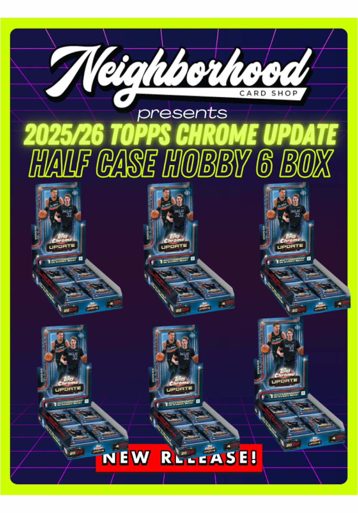 2025/26 Topps Chrome Update Basketball has arrived. Grab a spot in our break below and hop into our live stream for the biggest product rele