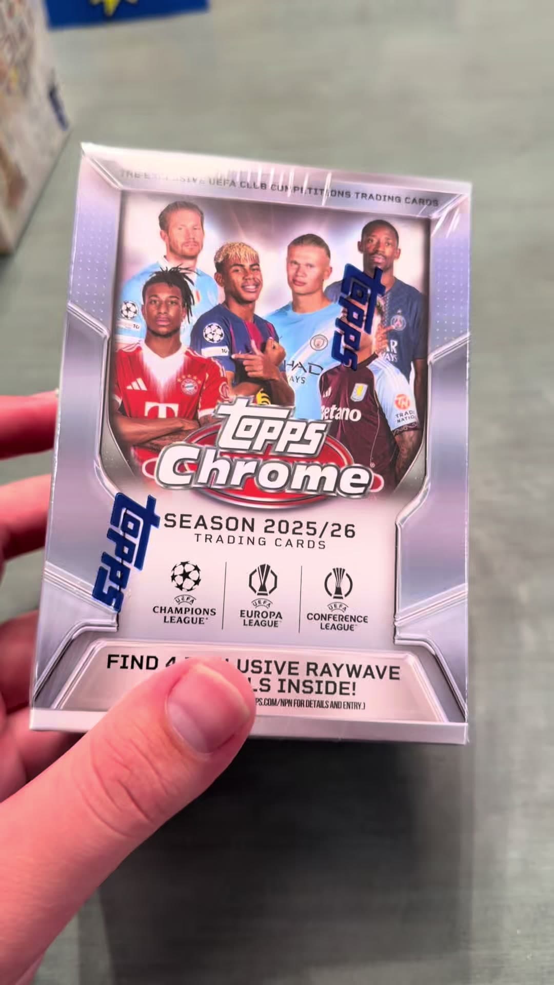 Topps Chrome UEFA Club competitions unboxing #sportscards #soccercards #worldcup #topps #toppschrome