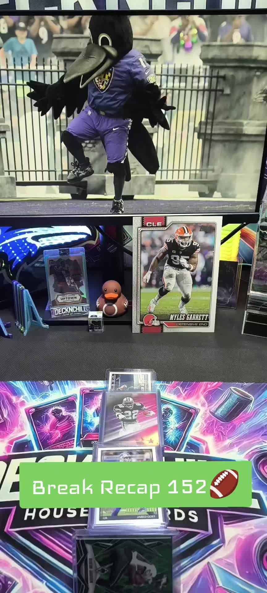 🏈 BREAK RECAP 152 🏈 Six-box Topps Flagship Football BOGO in the books! 🔥 🖤 Elijah Sarratt Team Logo Border SP — Ravens 🟣 Lamar Jackson