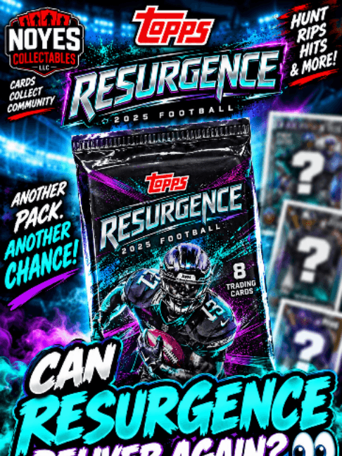 Can Resurgence deliver again? 👀 Another 2025 Topps Resurgence pack is open, and we're looking for that next big pull! 🔥 What do you think