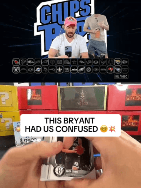 Carter Bryant had the whole room CONFUSED 💥 🤯 #viral #thehobby #chipsrips #monsterpull #cardcollector #panini #alt #packrip #tradingcards #nflcards #sportscollecting #sportscards #foryou #sportscardscollector #sportscards101 #sportscardsforsale #fyp #hobbyknowledge #sports #cardgrading101