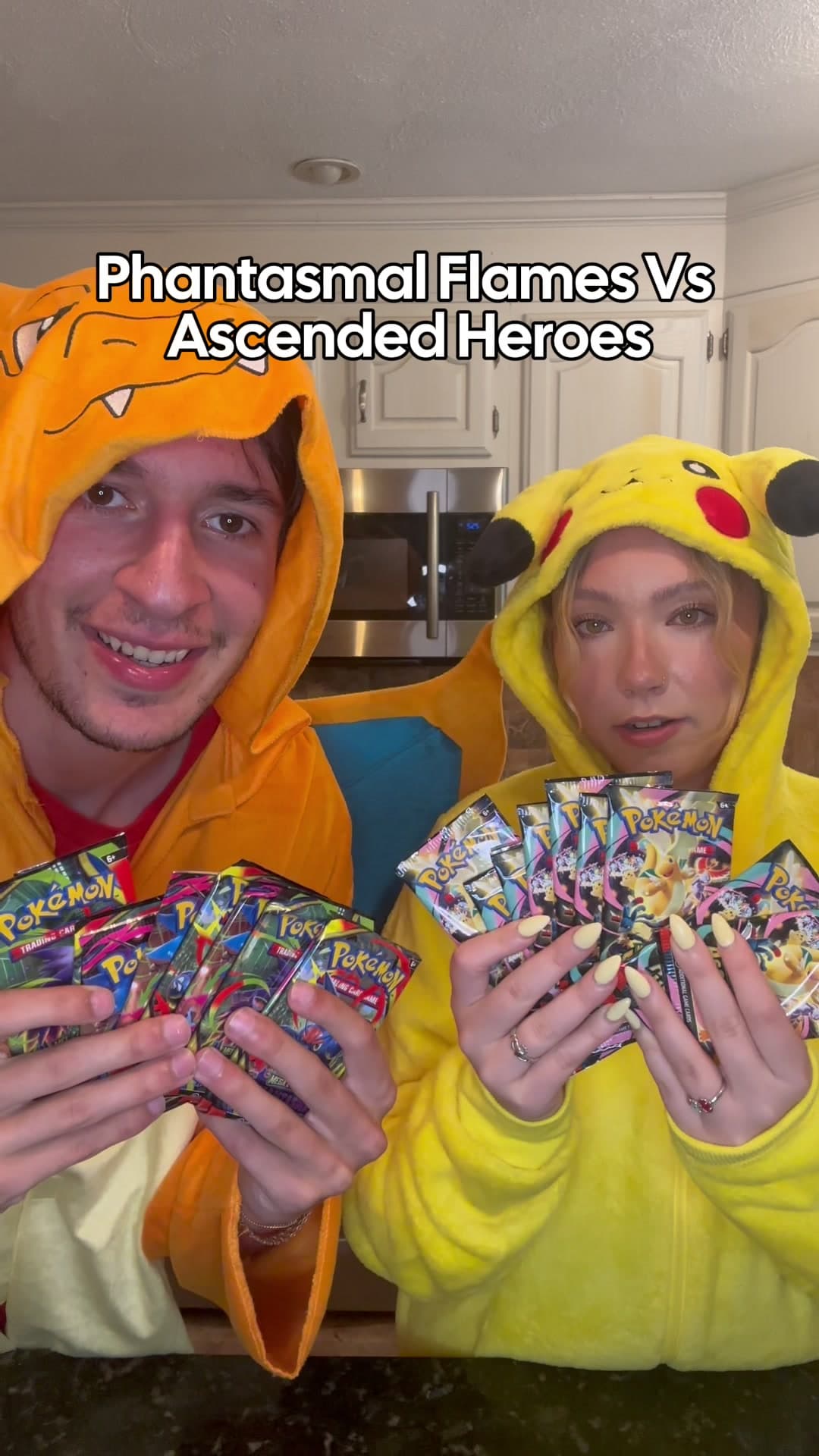 Ascended Vs Phantasmal Pack Battle! #ascendedheroes #phantasmalflames #pokemon #pokemonpackopening #pokemontiktok
