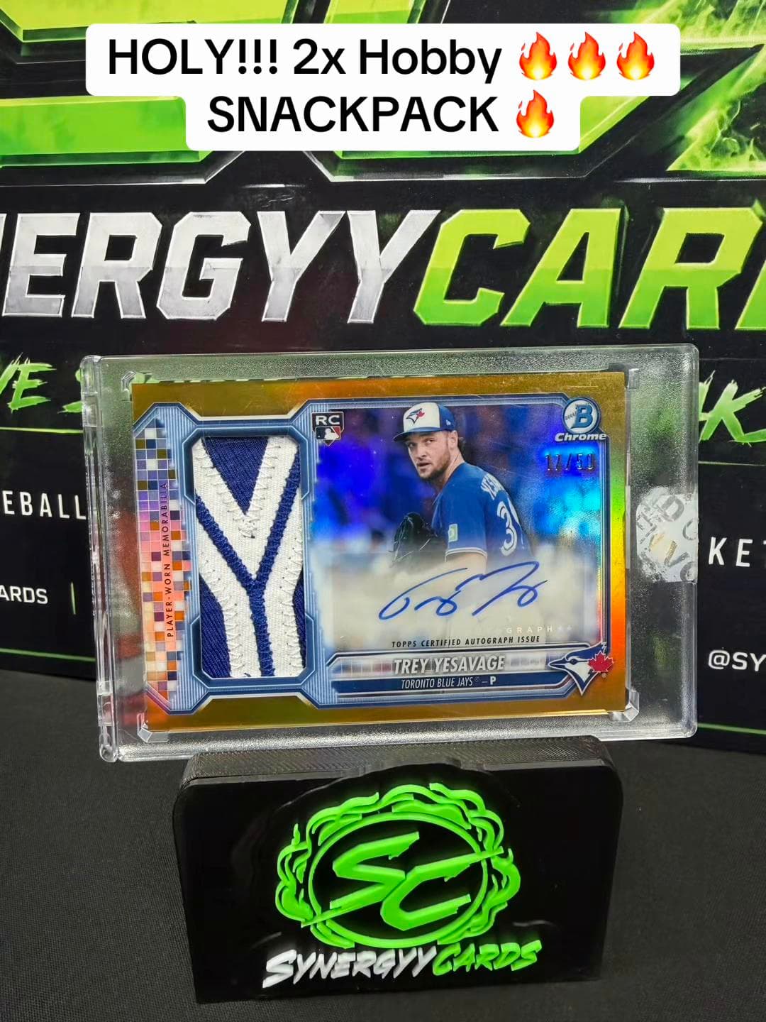 ONE BREAK. ONE ABSOLUTELY NUCLEAR BOX. 🤯🔥 Pulled a SNACKPACK — 1 in 10 CASES / roughly 1 in 120 boxes… then hit a case hit /50 IN THE SAME