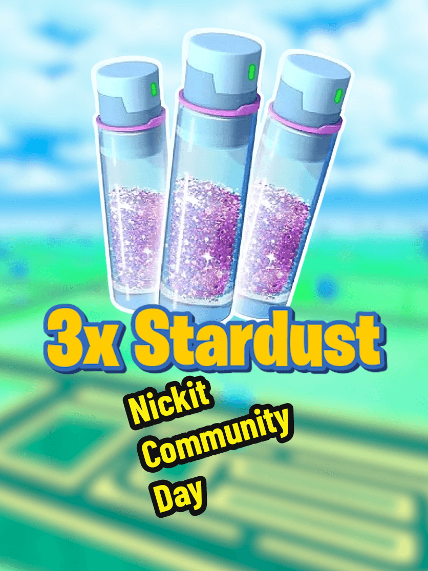Nickit Community Day is here in Pokemon GO Sunday August 16th from 2PM-5PM local time #pokemon #pokemongo #pogo #pokemoncommunity #pokemont