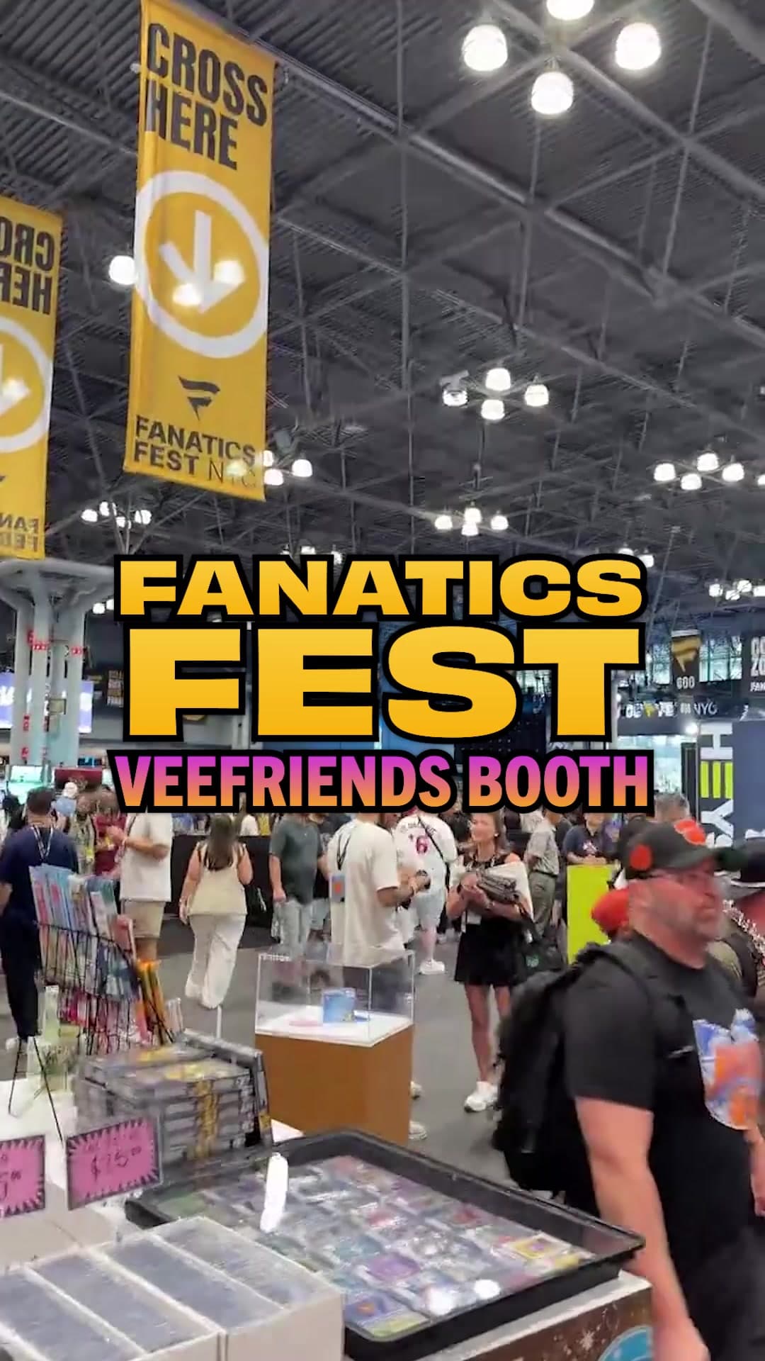 Quick booth tour at Fanatics Fest! If you missed us here… come find us at The National 👀👀 #tradingcards #collectibles #comics #cardcollect
