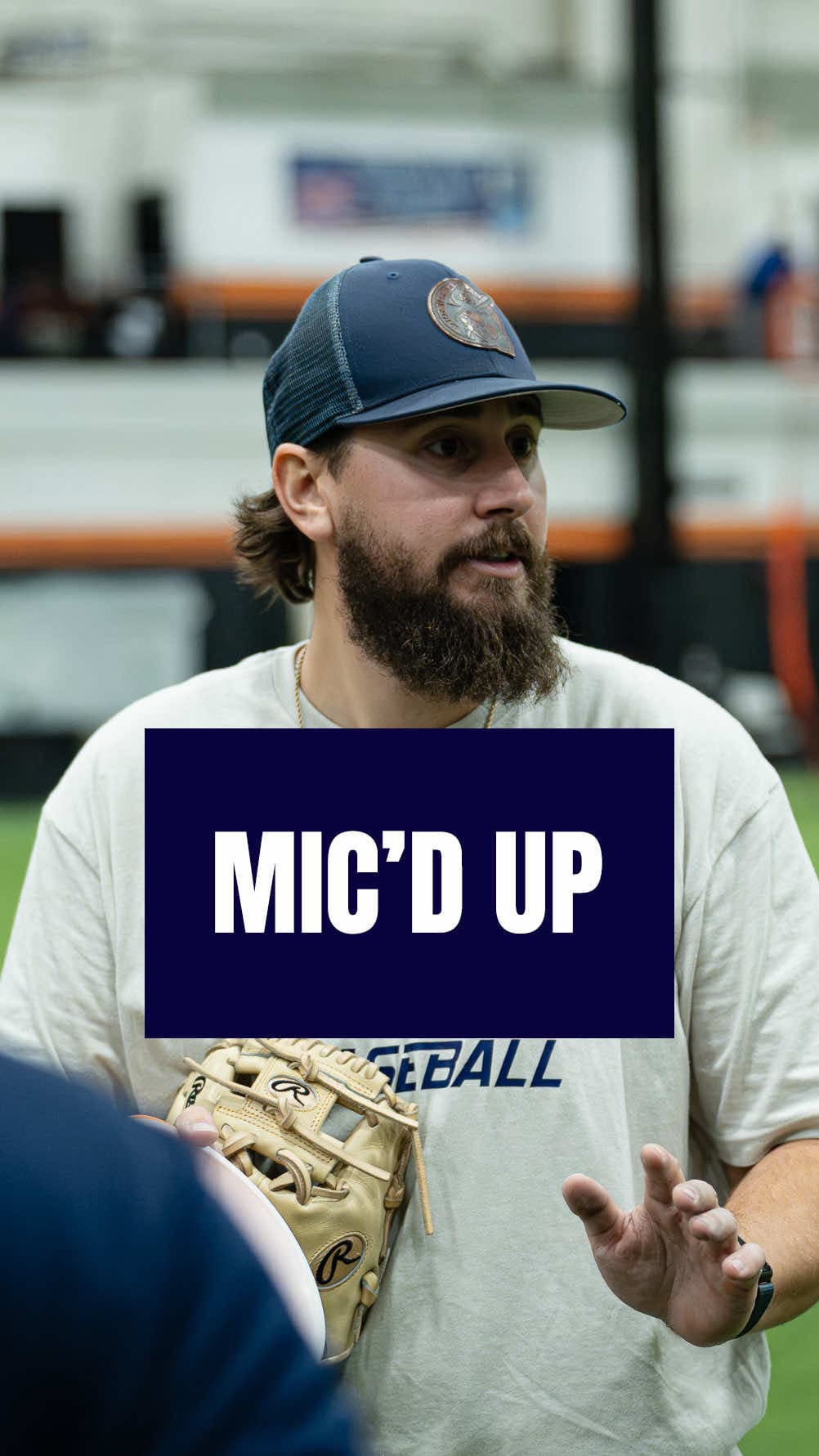 Mic’d up our infield coordinator, Cherokee LeBeau. Counting down the weeks until high school season in Illinois. 🔜 #baseball #baseballtikt