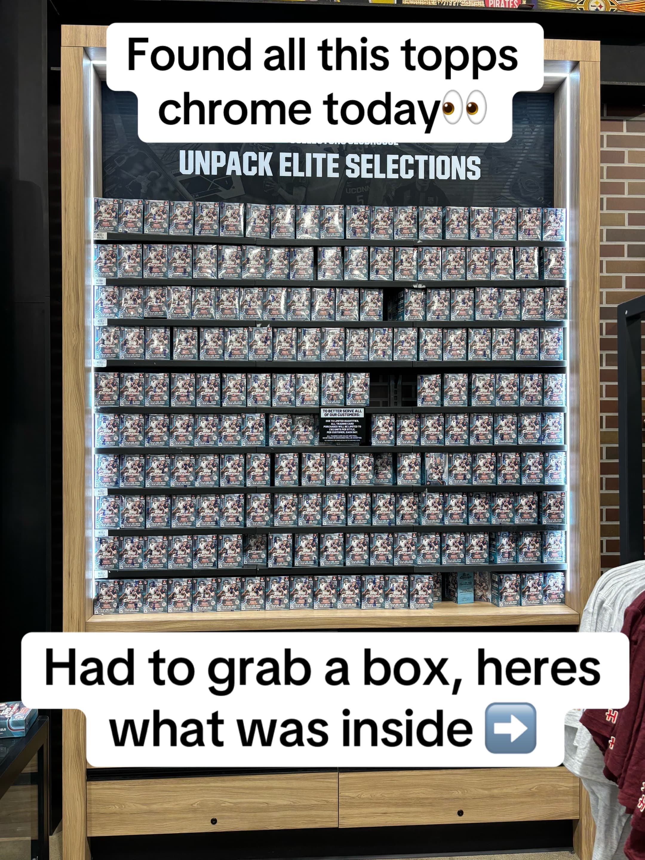 Opened another topps chrome football value box 👀 What have you guys pulled from topps chrome? #sportscards #toppschrome #footballcards #chr