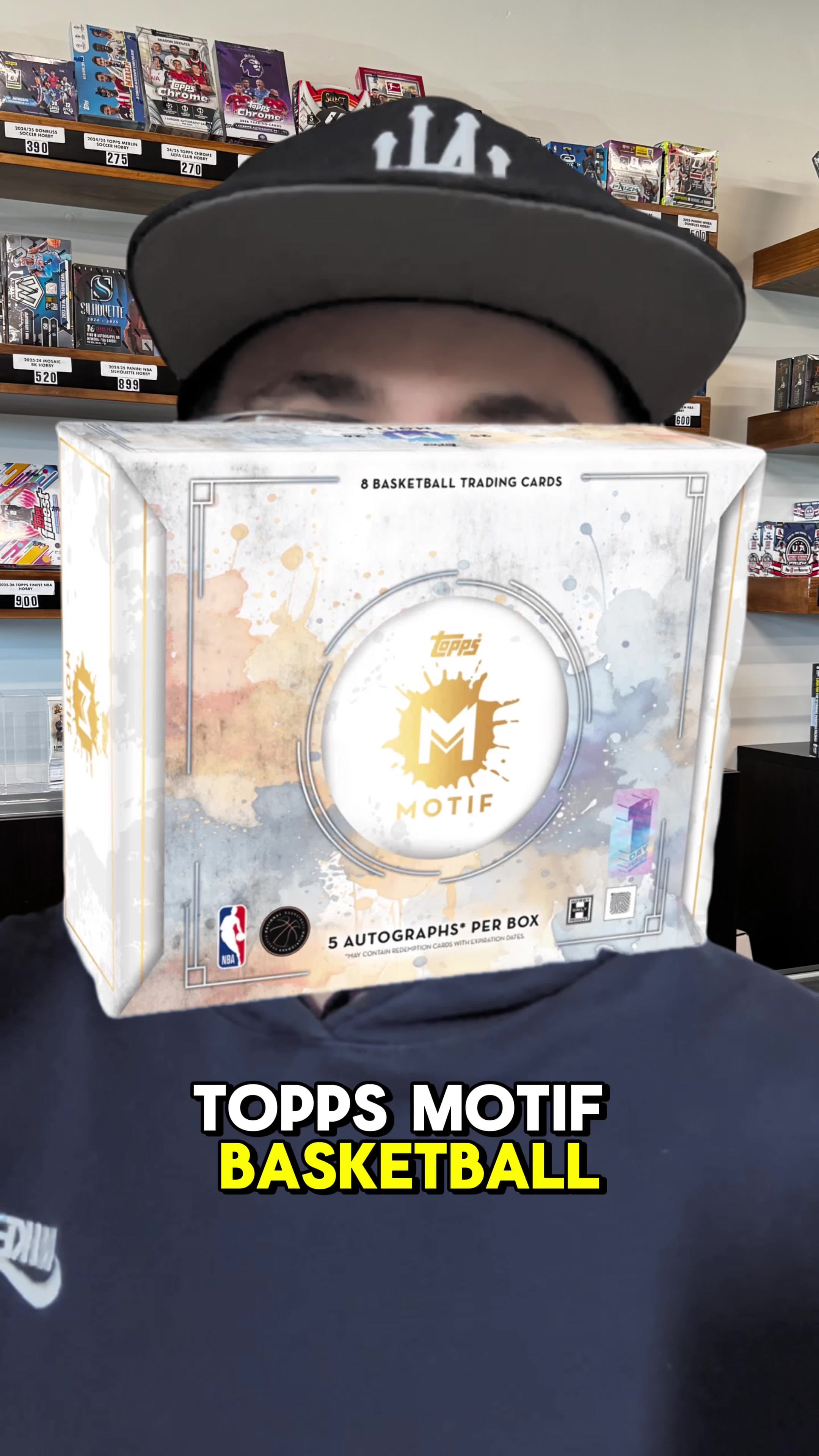 Topps Motif might be one of the CRAZIEST looking basketball sets this year 🎨🔥 FDI is out TODAY. Hobby drops Thursday. 👀 On-card autos, Ro