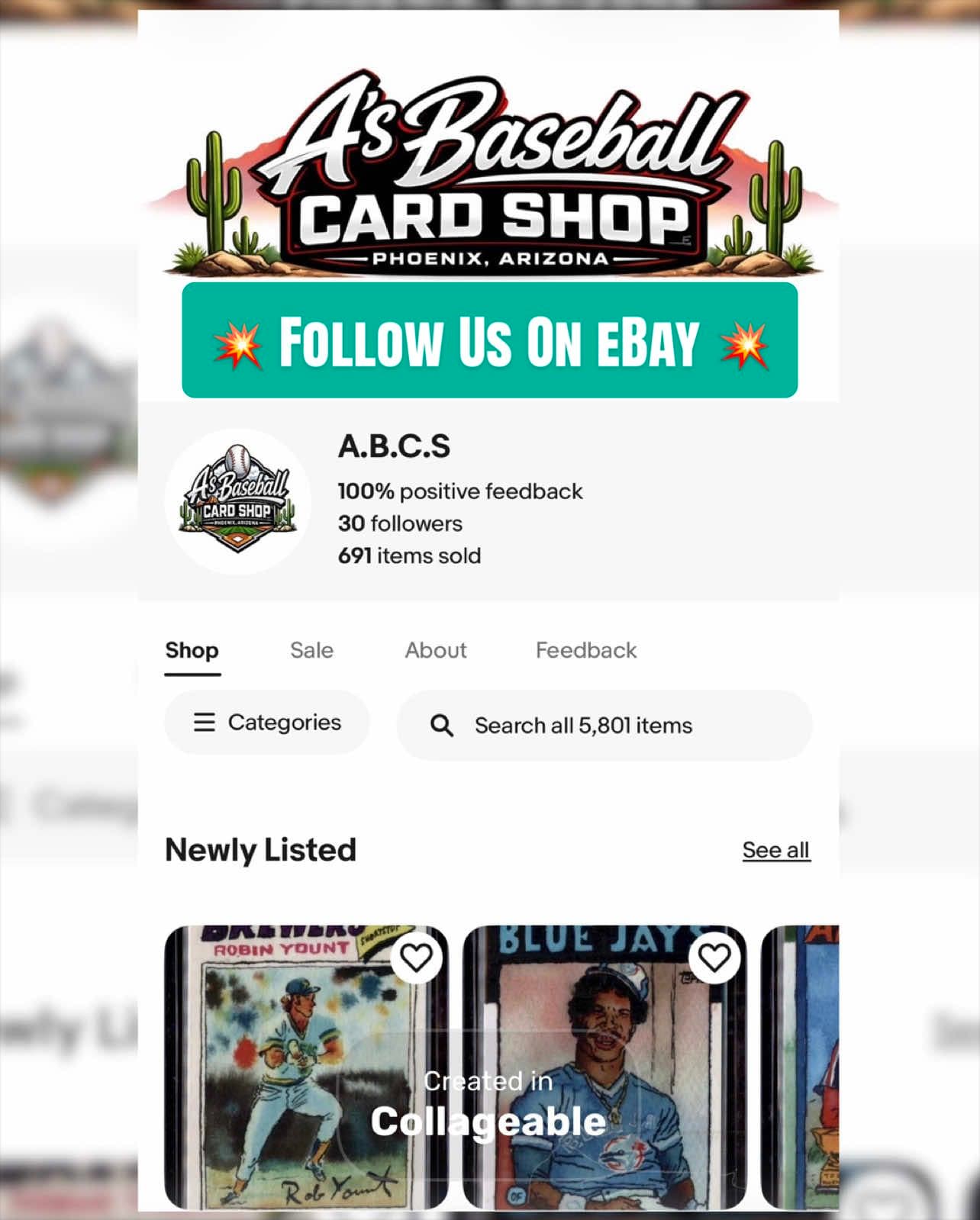 Check Us Out On @ebay 7k+ Active Listings & Always Making Deals Especially With Repeat Buyers 🤝📤 #topps #hobby #ebay #sportscardsfors