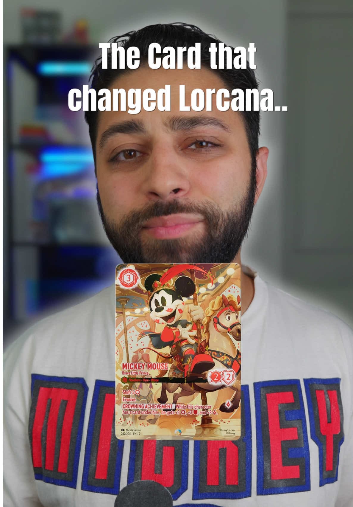 Is this the card that changed the destiny of Disney Lorcana forever?! When I first saw the Iconic Mickey from Fabled last year, it made me h