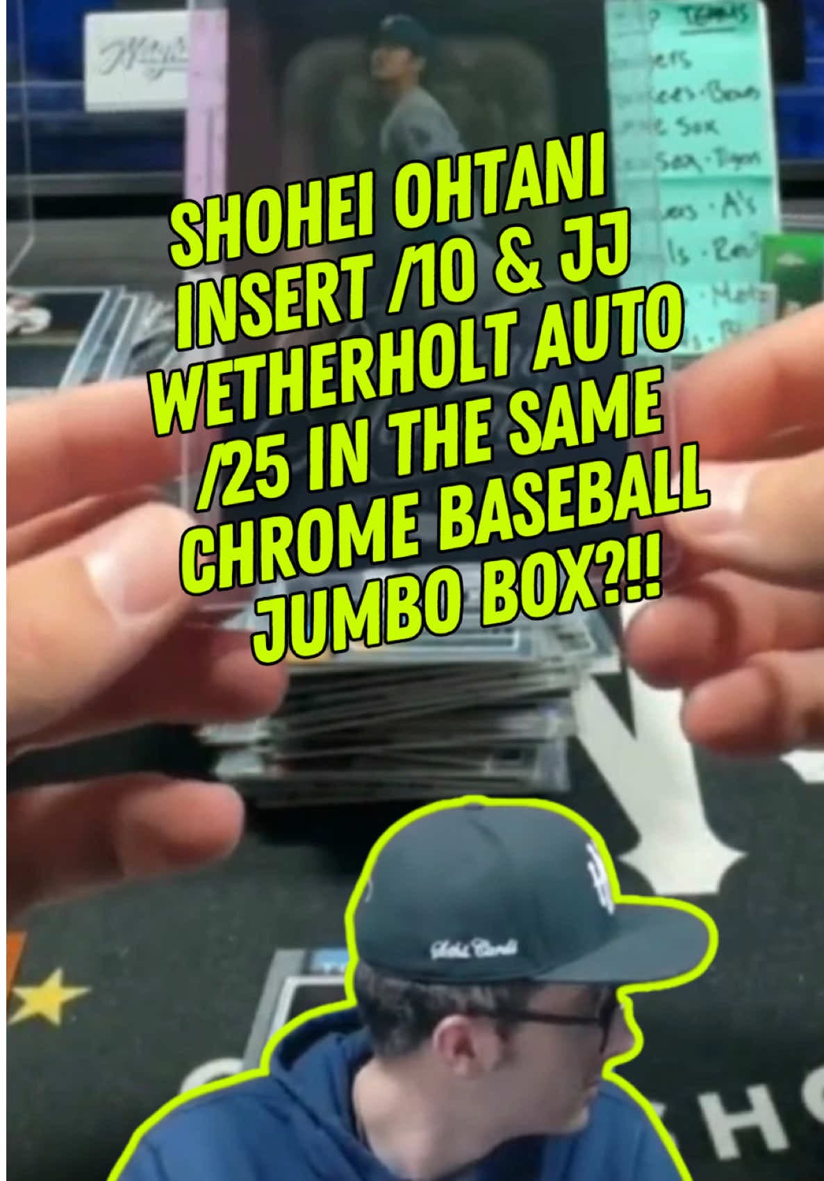 INSANE SETH PULLED A SHOHEI OHTANI INSERT /10 & JJ WETHERHOLT AUTO /25 IN THE SAME BOX OF TOPPS CHROME UPDATE BASEBALL 🤯 #thehobby #car
