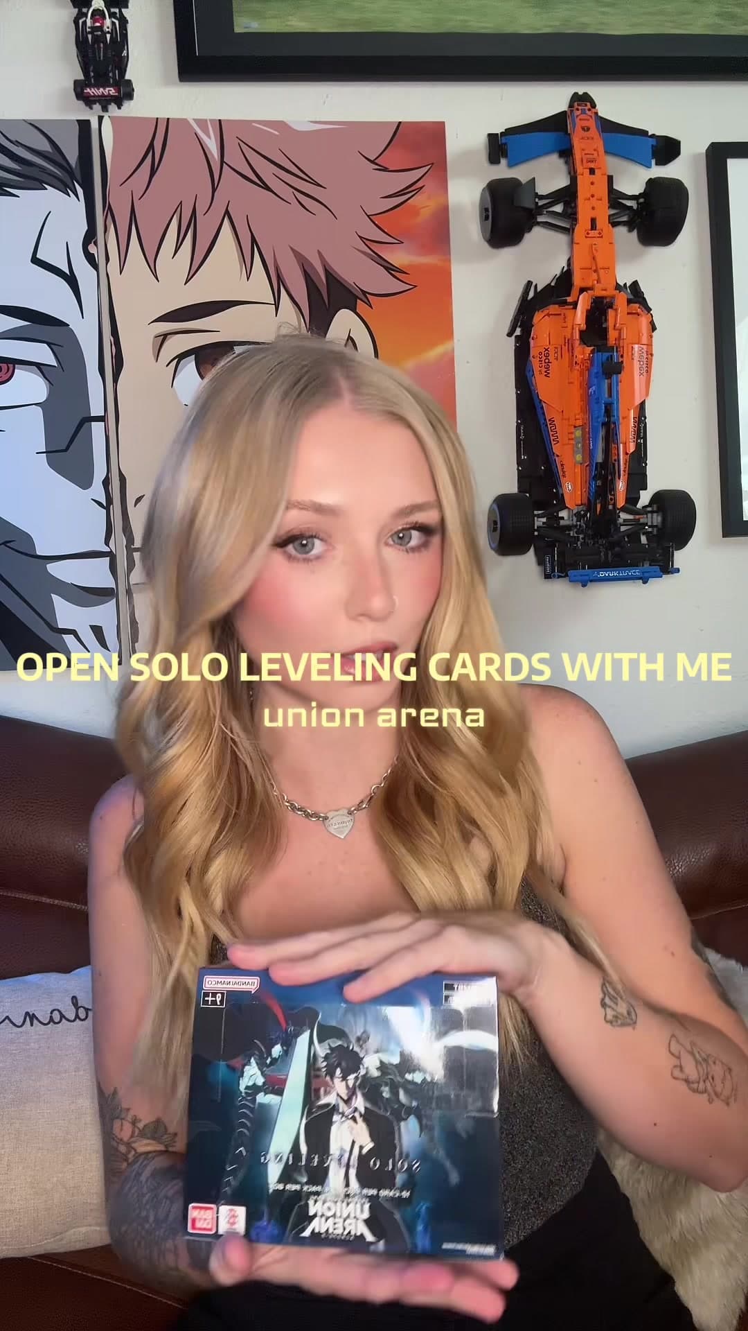 let’s open some solo leveling union arena cards together. i may have spent too much money on this set. but it’s nearly impossible to find so