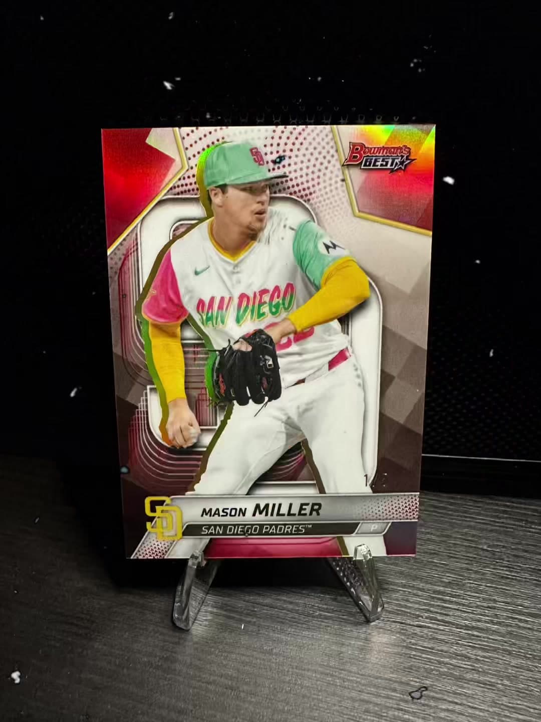 Card of the Day🔥 let’s head over to San Diego for one of the best closers in the game! Card of the Day goes to Mason Miller and this 2025 B