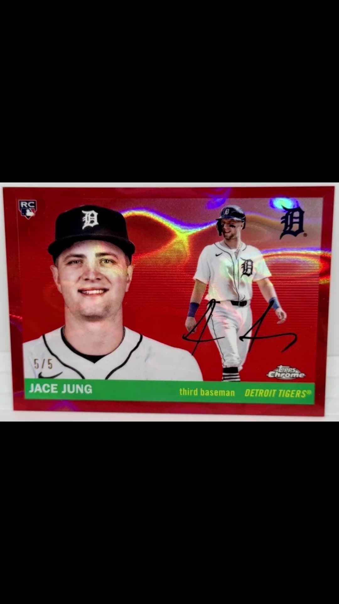 ⚡️🔥 THUNDER HITS THURSDAY! 🔥⚡️ Fresh out of a break earlier this week over at Kiski Valley Sports Cards! 💥 And this one is a NASTY pull! 😮💨🔥 2025 Topps Chrome Platinum 🔴 Red RayWave 💥 Jace Jung 🤯 NUMBERED /5! ONLY FIVE OF THESE EXIST! 🚨🚨🚨 That’s how you bring the THUNDER! ⚡️💪 Huge shoutout to Kiski Valley Sports Cards for another awesome break! Make sure you check them out and get in on the next one! Link in Bio 🃏🔥 #ThunderHitsThursday #SportsCards #CardCollector #Topps #MLB