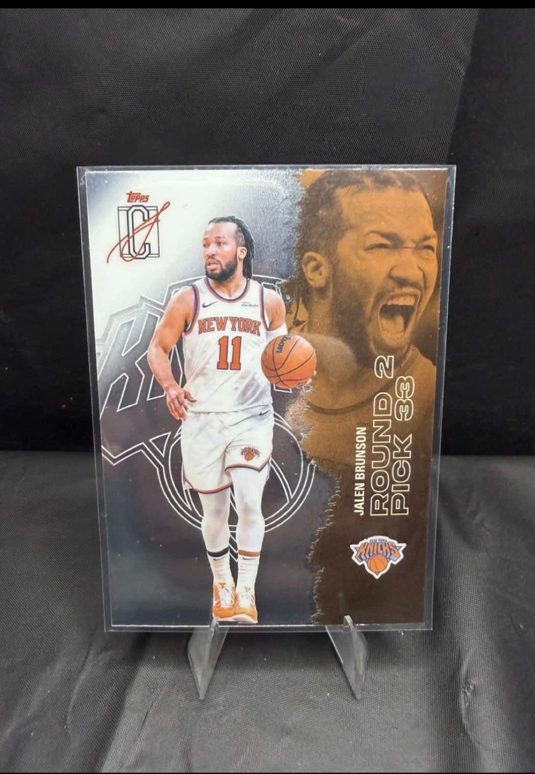 Jalen Brunson 🔥 One of the best guards in the game right now. Just listed on eBay. Link in bio. #JalenBrunson #Knicks #SportsCards #TBTrade