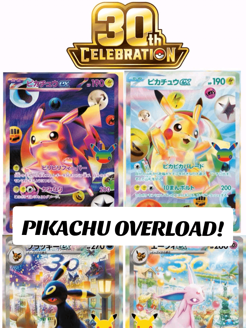 Pokémon News Alert ⚠️ First Look At The Cards For 30th Anniversary And First Partner Series 3!
•••
#pokemon #pokemontiktok #pokemoncommunity
