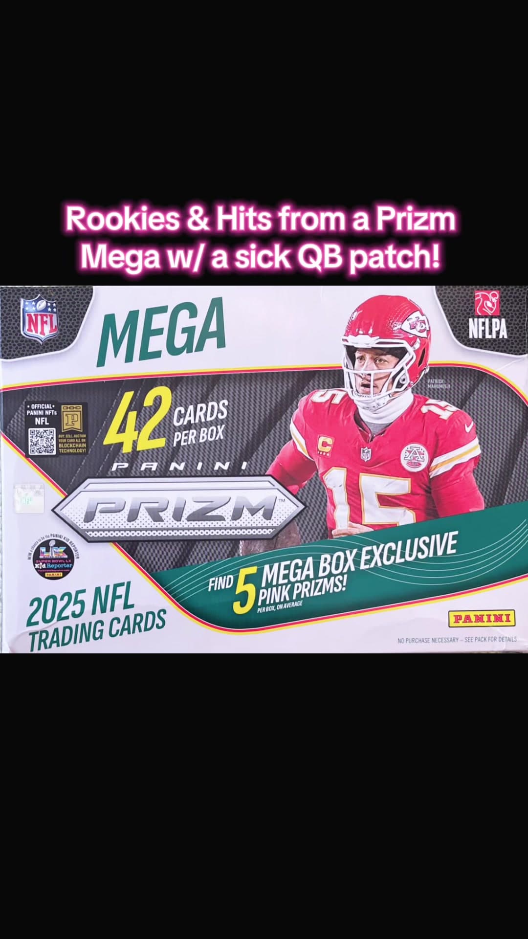 All the hits and rookies from a 2025 Panini Prizm Mega Box including a sweet Drake Maye patch! #sportscards #cardcollector #footballcards #t